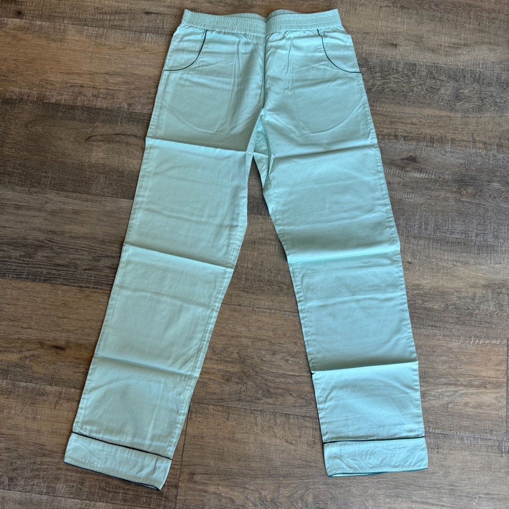 New in Package LAKE Pajamas Poplin Pajama Pants Spruce Green‎ XS